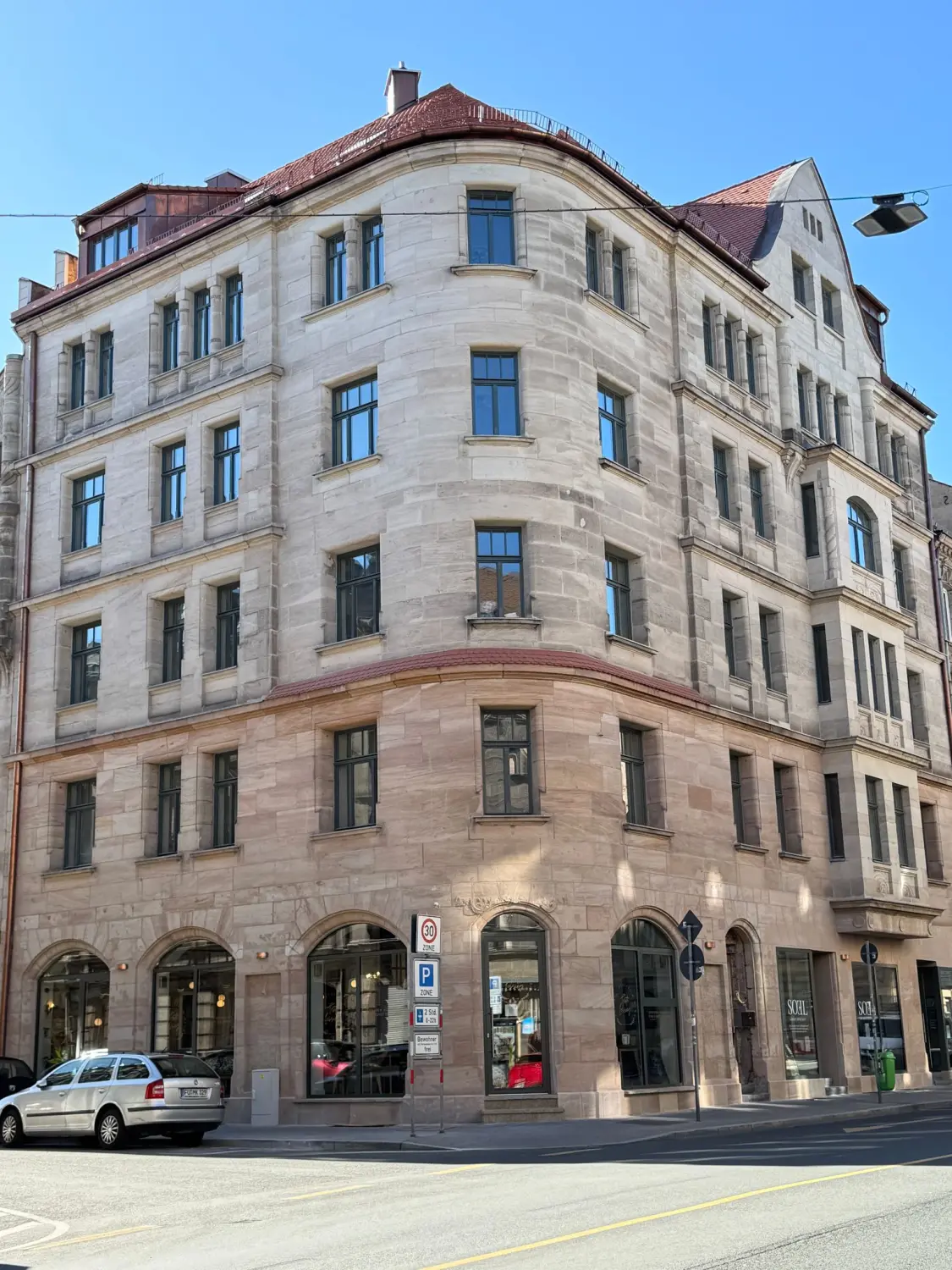 Gebäude von Engelhaus fuerth